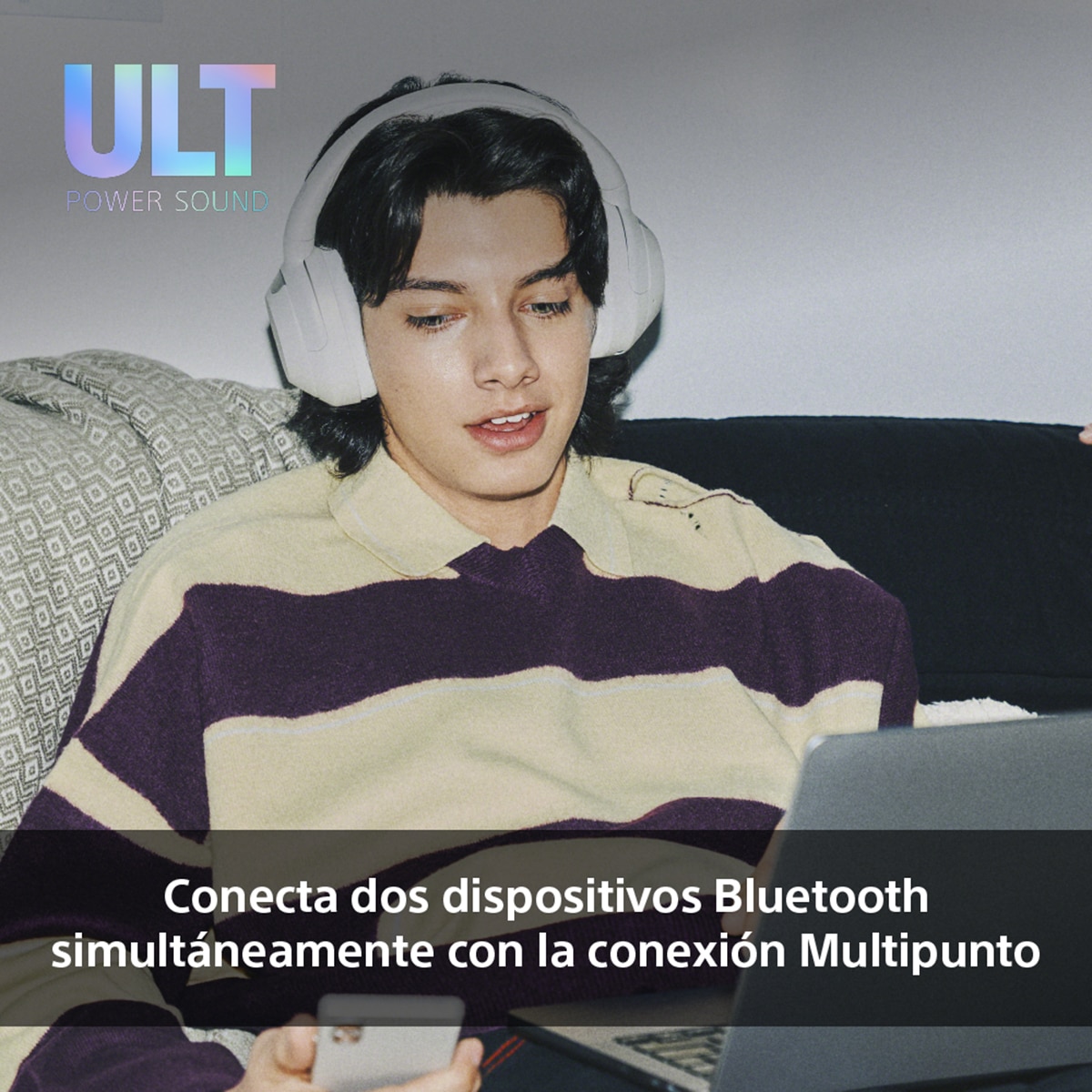 Sony ULT WEAR Bluetooth Auriculares inalámbricos, Deep Bass, Cancelación de ruido, hasta 30h de batería - Bosque Bosque-7