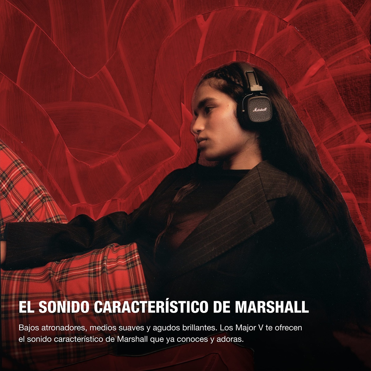Auriculares de diadema Marshall Major V BT Negro Negro-2