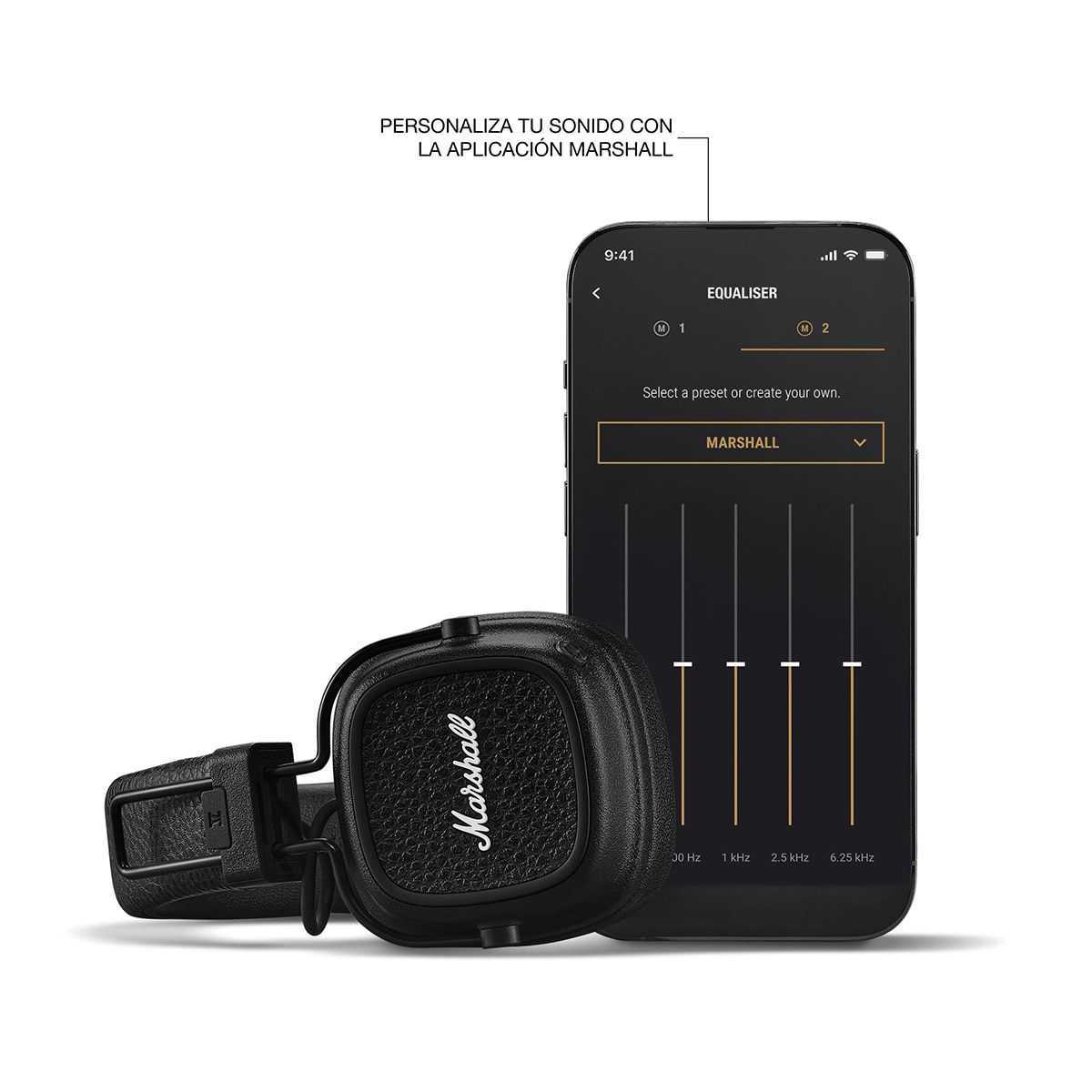 Auriculares de diadema Marshall Major V BT Negro Negro-10