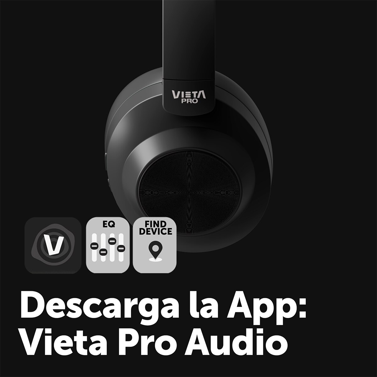 Auriculares de diadema Vieta Pro Way 4 negro Bluetooth 5.4 Negro-5