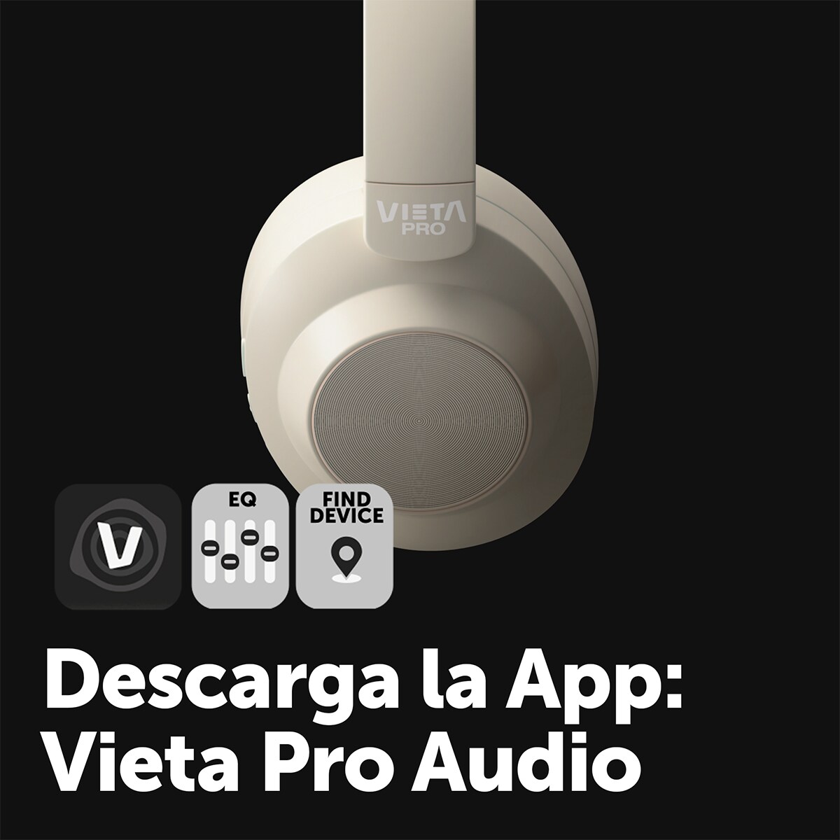 Auriculares de diadema Vieta Pro Way blanco Bluetooth