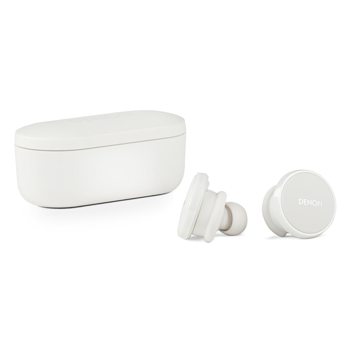 Auriculares True Wireless Denon PerL Pro con Bluetooth, cancelación activa de ruido adaptativa Blanco-4
