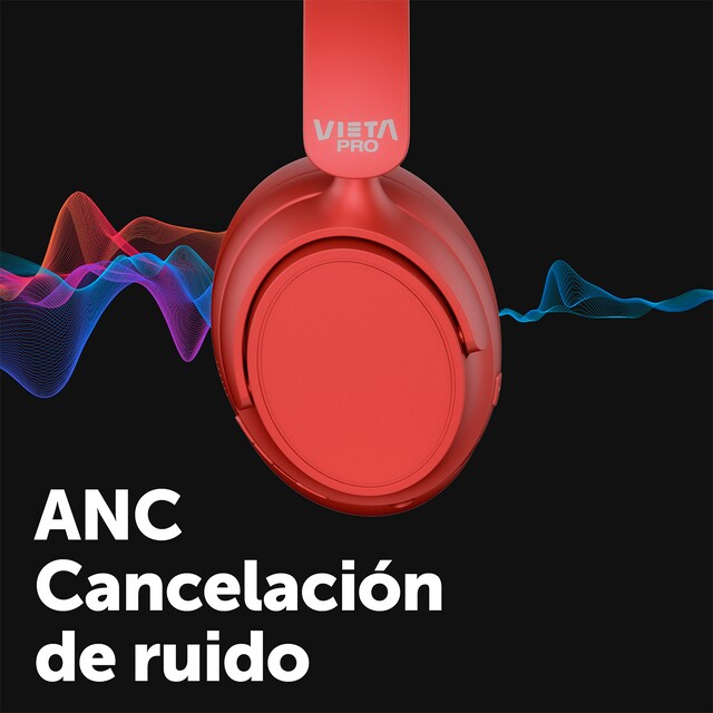 Auriculares Vieta Pro Auriculares Diadema Cancelacion Ruido