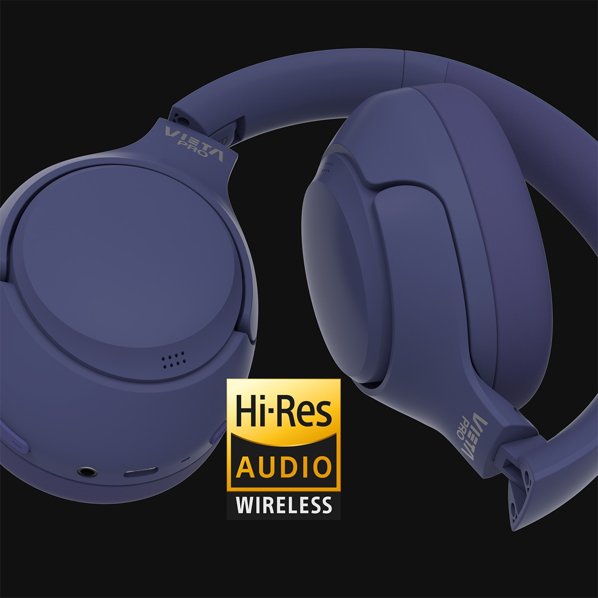 Auriculares de diadema Calm 2, Hi-Res analógico, cancelación de ruido, batería hasta 60 h - Azul Azul-5