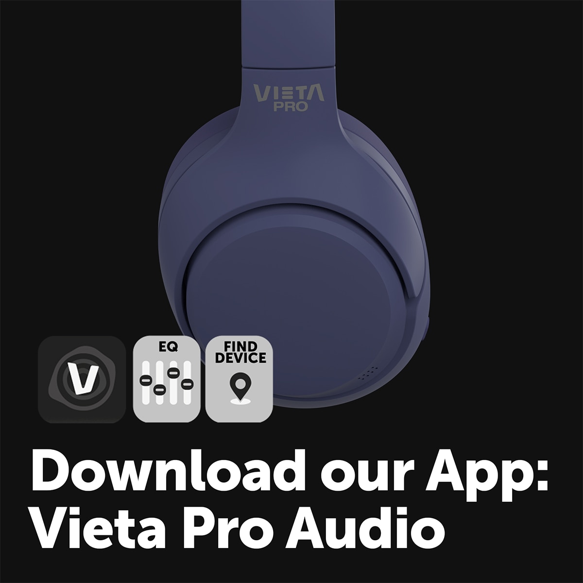 Auriculares de diadema Calm 2, Hi-Res analógico, cancelación de ruido, batería hasta 60 h - Azul Azul-8