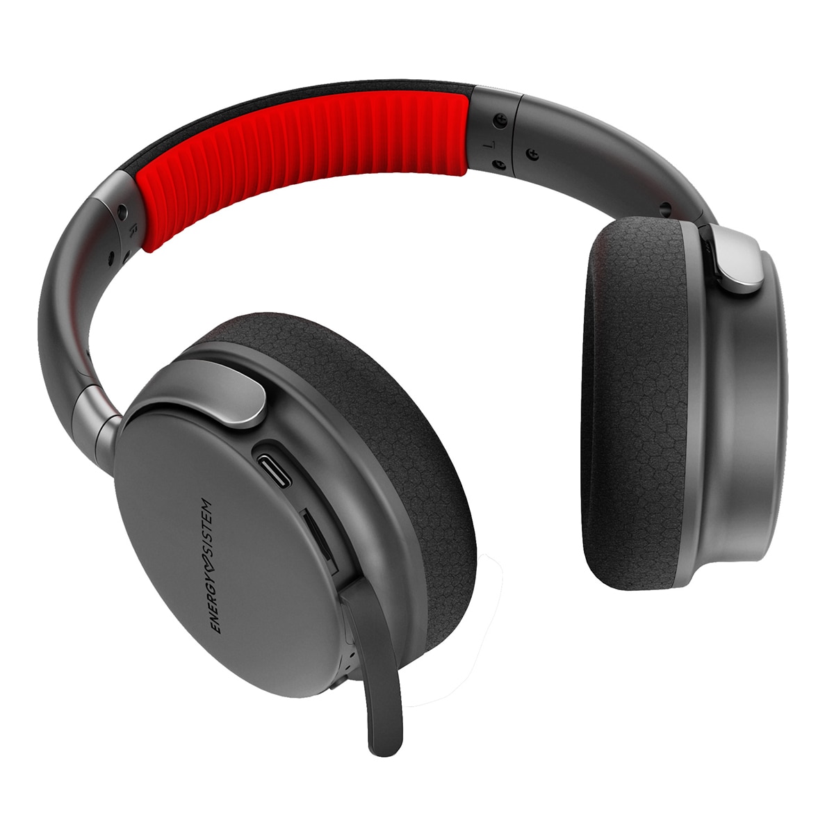 Auriculares de diadema Energy Sistem Power Sport, Bluetooth 5.3, Negro Negro-5