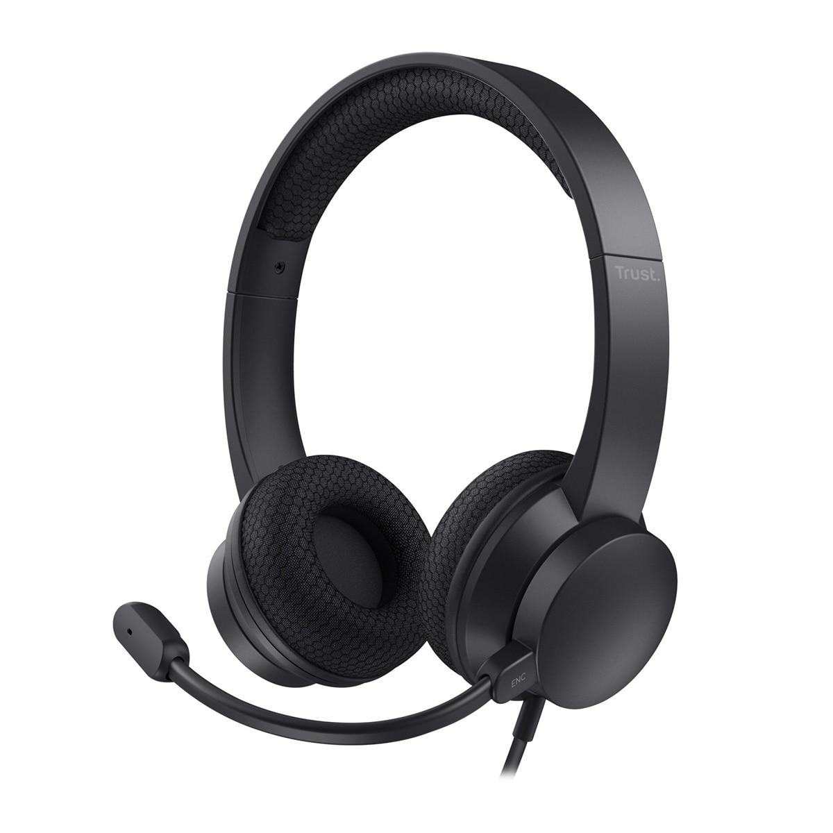 Auriculares de diadema PC USB Trust AYDA 25089 con micrófono Negro-1