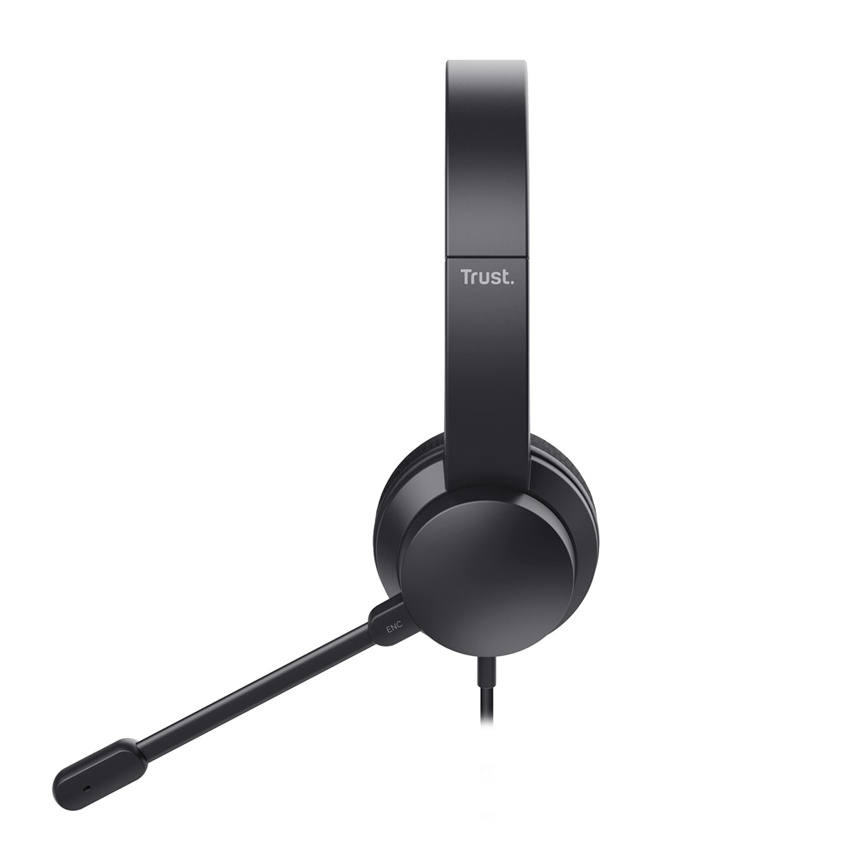 Auriculares de diadema PC USB Trust AYDA 25089 con micrófono Negro-5