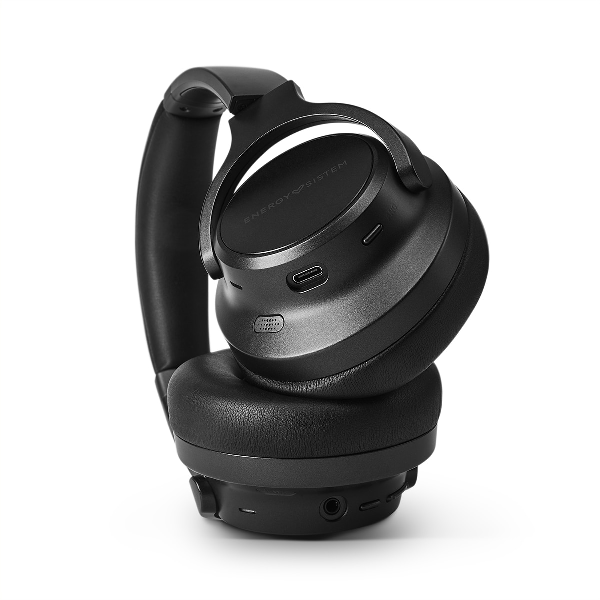 Auriculares de diadema Energy Sistem Silent, ANC, Bluetooth 5.4, Negros Negro-3