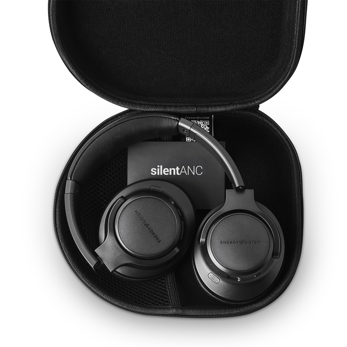 Auriculares de diadema Energy Sistem Silent, ANC, Bluetooth 5.4, Negros Negro-5