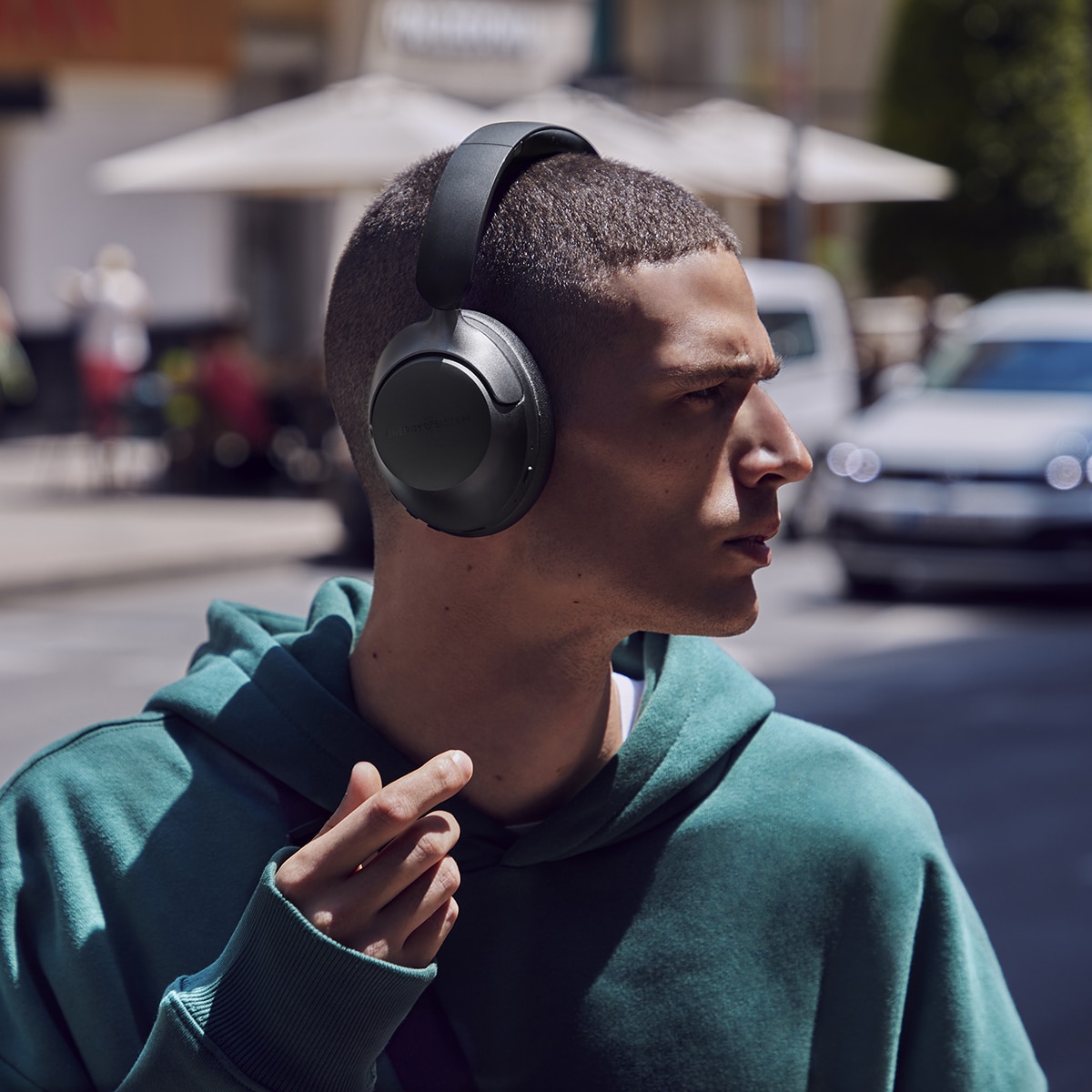 Auriculares de diadema Energy Sistem Nomadic, ANC, Bluetooth 5.4, negro Negro-9