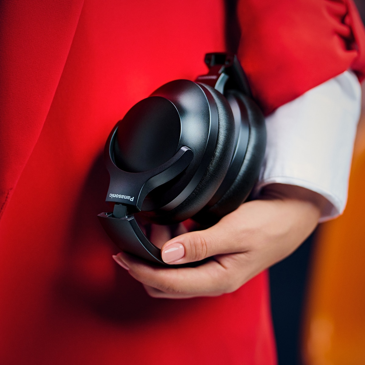 Auriculares de diadema Panasonic HX330B, inalámbricos, cancelación de ruido y 55 horas de batería Negro-10