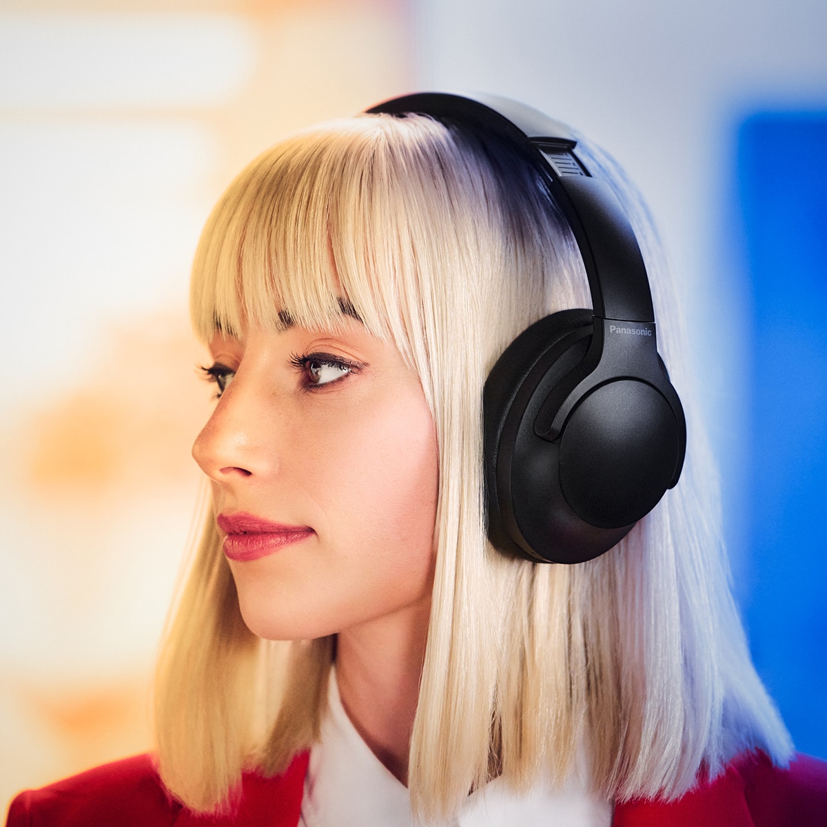 Auriculares de diadema Panasonic HX330B, inalámbricos, cancelación de ruido y 55 horas de batería Negro-14