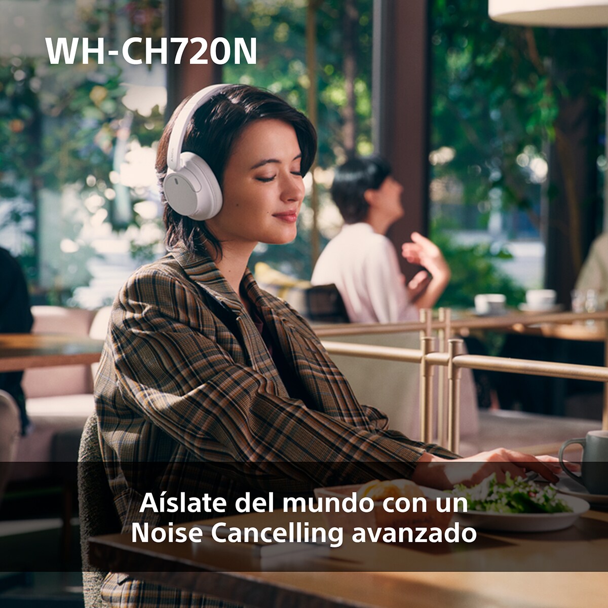 Sony WH CH720N Auriculares de diadema inalámbricos, Cancelación de ruido, hasta 50h. de batería, iOS, Android y PC Rosa-3