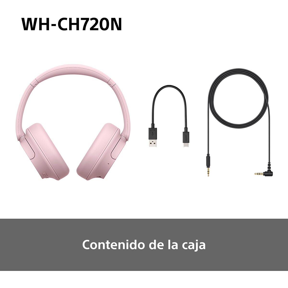 Sony WH CH720N Auriculares de diadema inalámbricos, Cancelación de ruido, hasta 50h. de batería, iOS, Android y PC Rosa-10