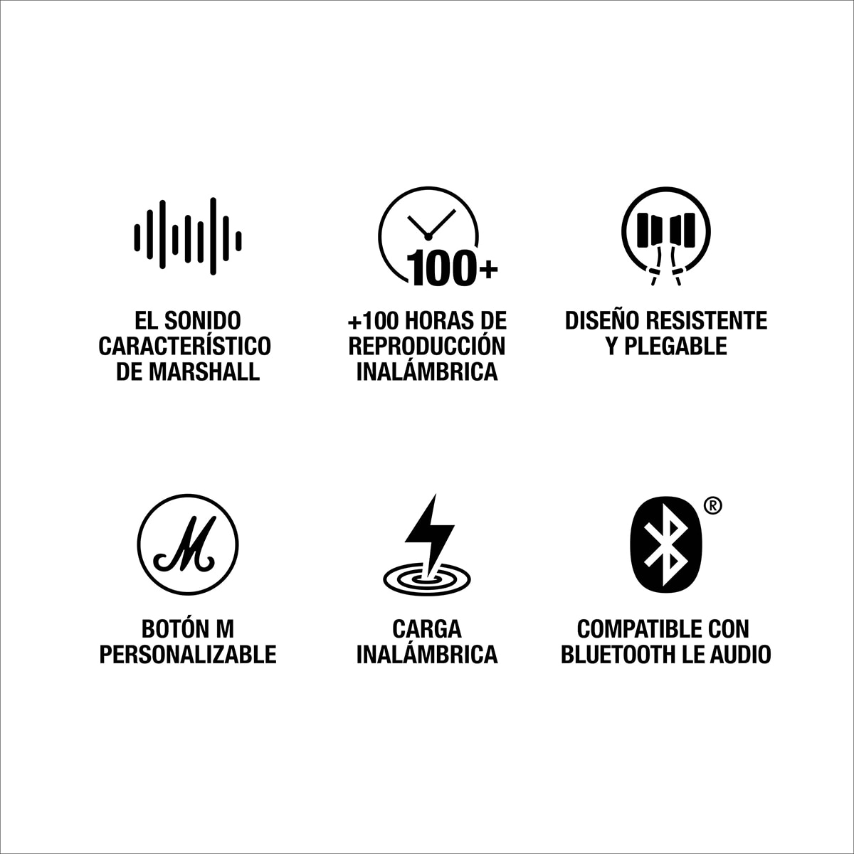 Auriculares de diadema Marshall Major V Bluetooth - Crema Crema-12