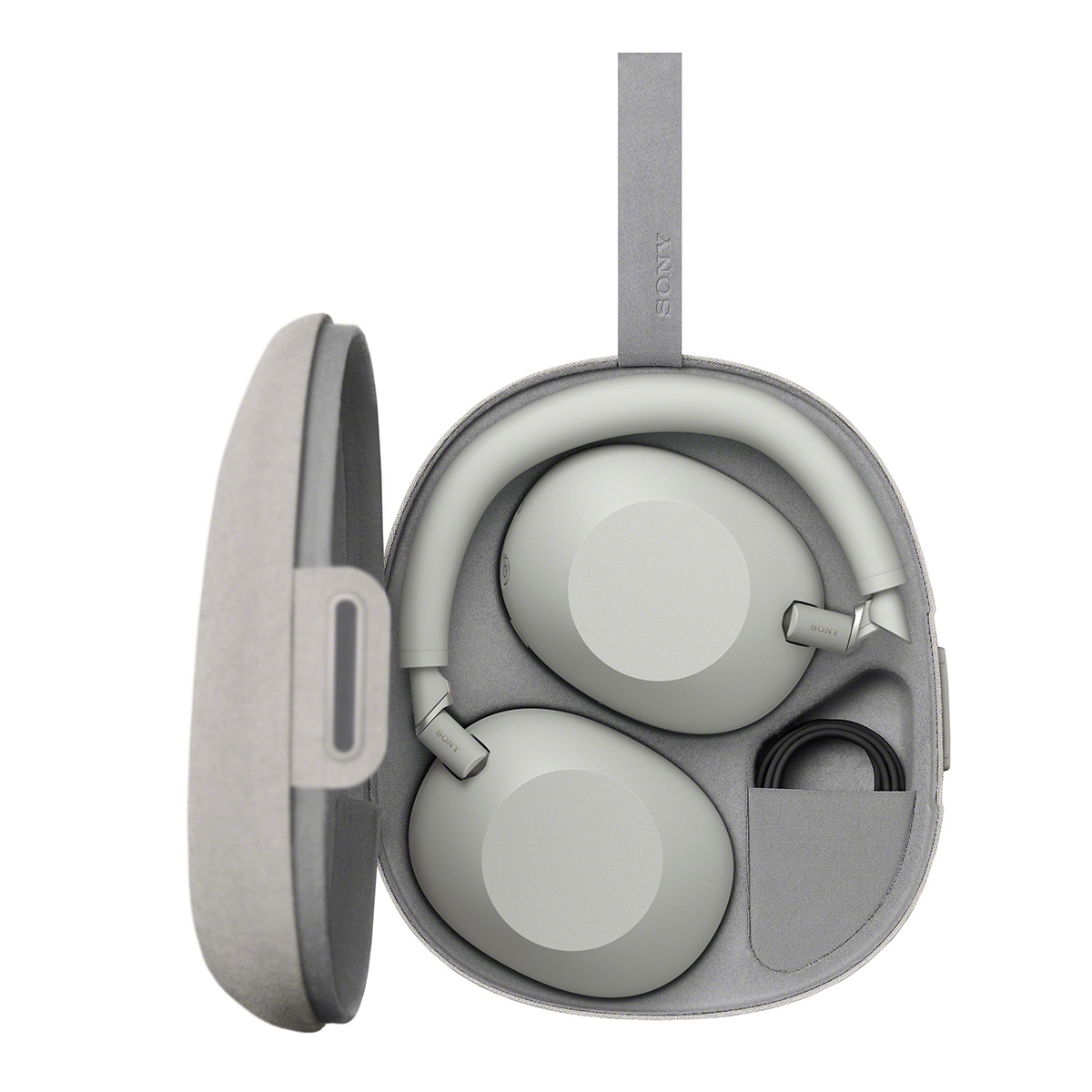Sony WH-1000XM6 Bluetooth Auriculares de diadema, Cancelación de ruido, 30 horas de batería, plegable, para iOS, Android y PC Plata Plata-20