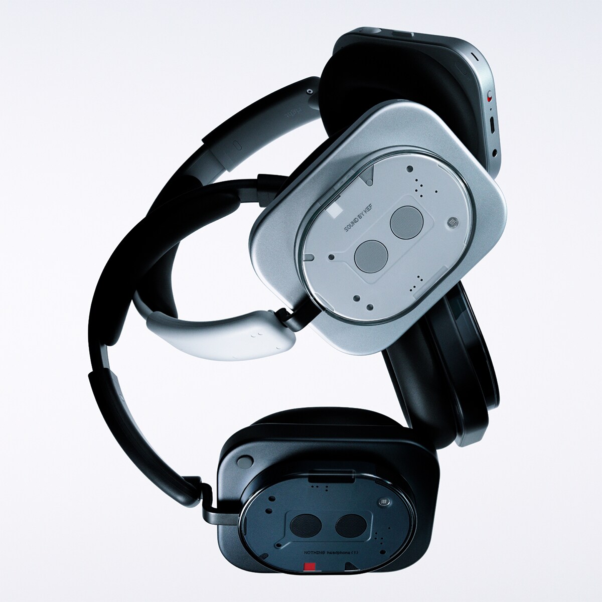 Auriculares de diadema Nothing Headphone (1) Bluetooth con cancelación de ruido Negro-10