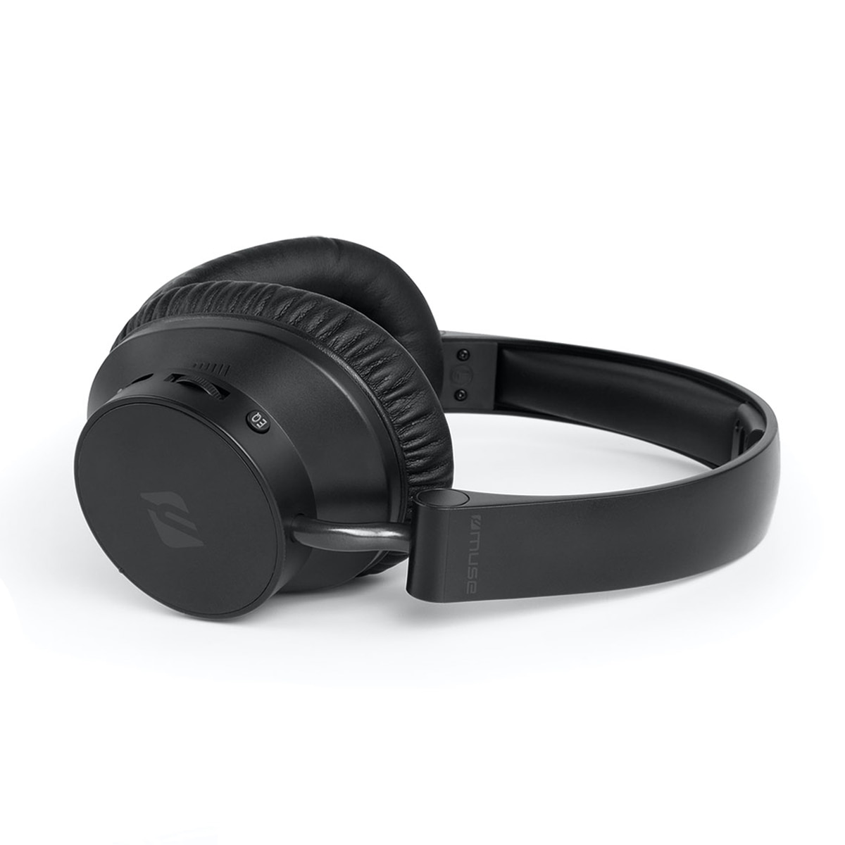 Auriculares Duales para TV Muse M-288 CTV con base de carga y transmisor, Bluetooth 5.3 Negro-2