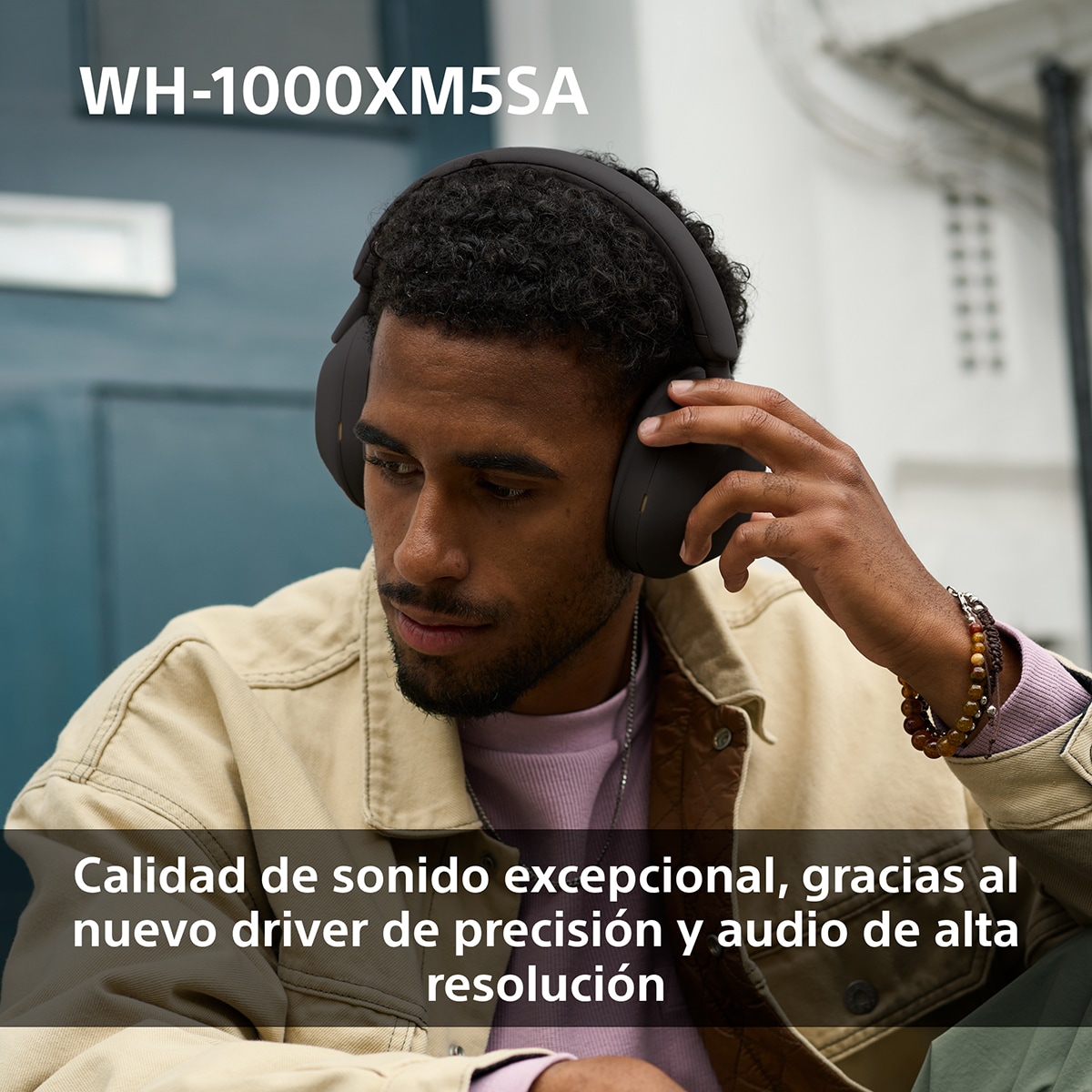 Sony WH-1000XM5 Bluetooth Auriculares de diadema Cancelación de ruido, Estuche Blando, 30 horas de batería, micrófono, para iOS, Android y PC Negro-6