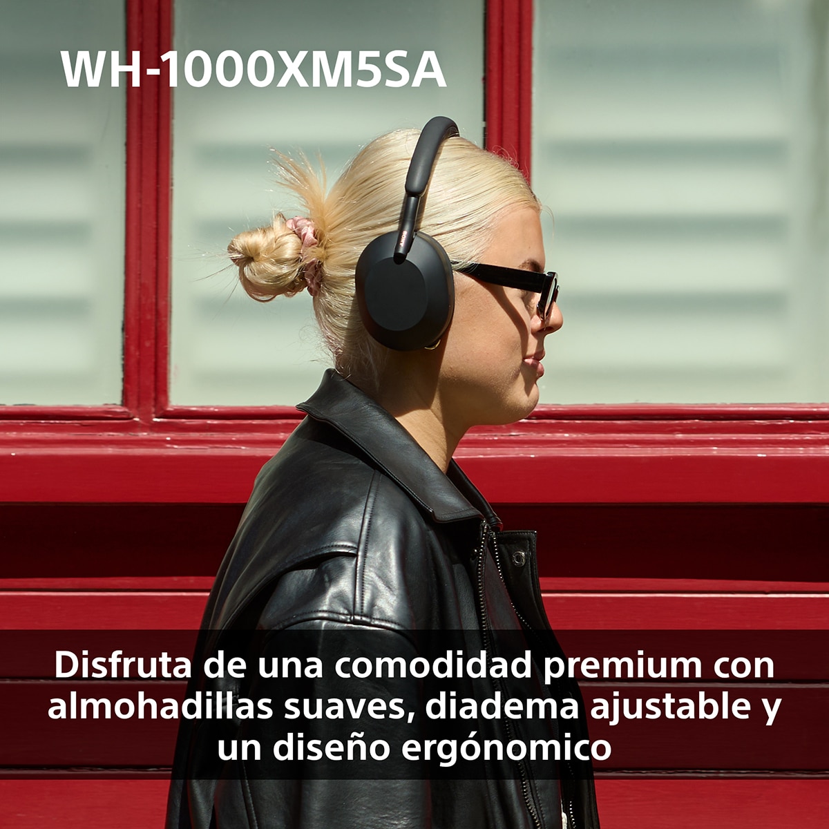 Sony WH-1000XM5 Bluetooth Auriculares de diadema Cancelación de ruido, Estuche Blando, 30 horas de batería, micrófono, para iOS, Android y PC Negro-8