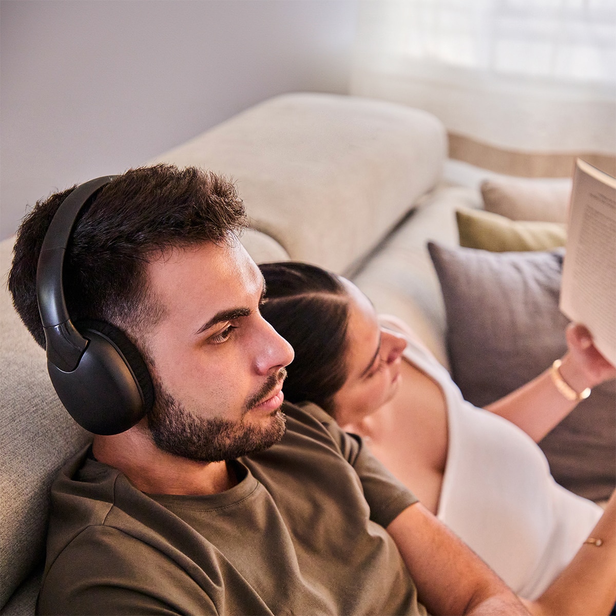 Auriculares RF con conexión óptica Energy Sistem SoundReel TV Negro-6