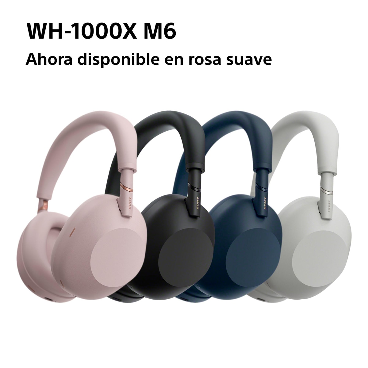 Sony WH-1000XM6 Bluetooth Auriculares de diadema, Cancelación de ruido, 30 horas de batería, plegable, para iOS, Android y PC Rosa Rosa-15