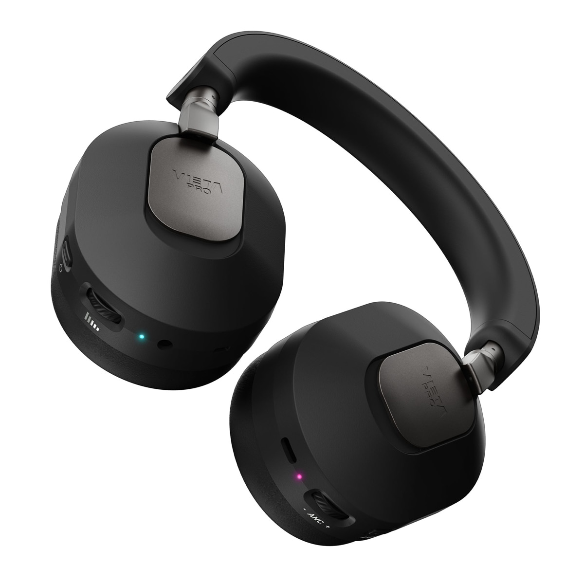 Auriculares de diadema inalámbricos Vieta Pro Harmony con cancelación de ruido, Bluetooth, negro Negro-2