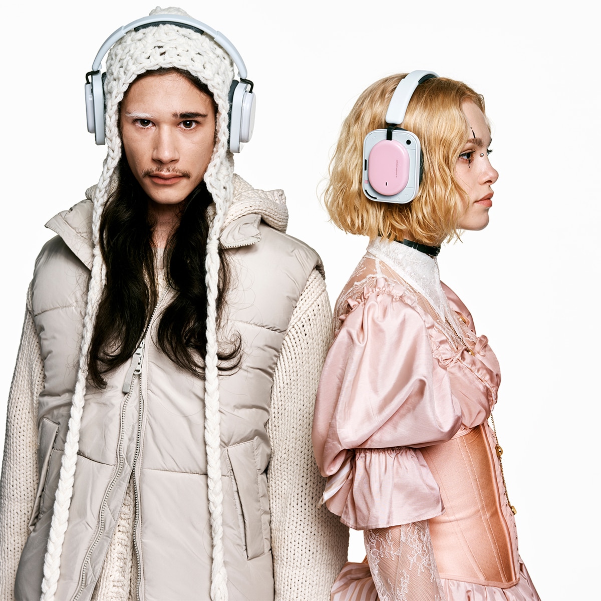 Auriculares de diadema inalámbricos Nothing Headphone (a) Blanco / Rosa-10