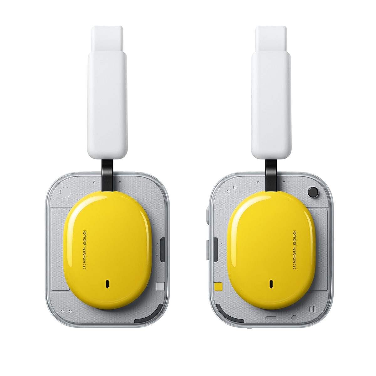 Auriculares de diadema inalámbricos Nothing Headphone (a) Blanco / Amarillo Blanco / Amarillo-5