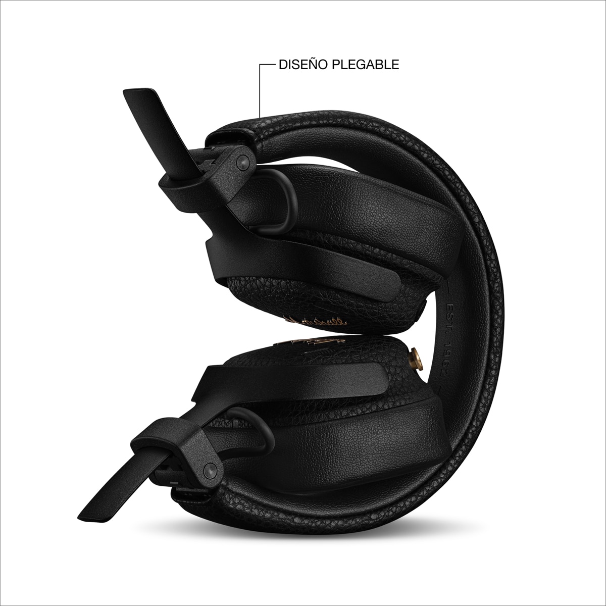 Auricular de Diadema Marshall Milton A.N.C. con cancelación activa de ruido - Negro Negro-7