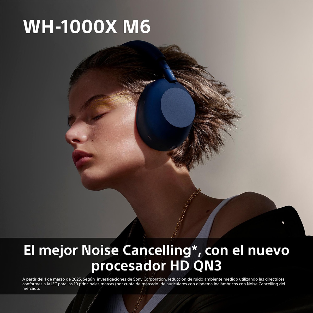 Sony WH-1000XM6 Bluetooth Auriculares de diadema, Cancelación de ruido, 30 horas de batería, plegable, para iOS, Android y PC - Marrón Desierto Marrón Desierto-5
