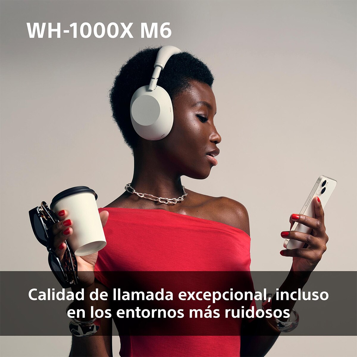 Sony WH-1000XM6 Bluetooth Auriculares de diadema, Cancelación de ruido, 30 horas de batería, plegable, para iOS, Android y PC - Marrón Desierto Marrón Desierto-11