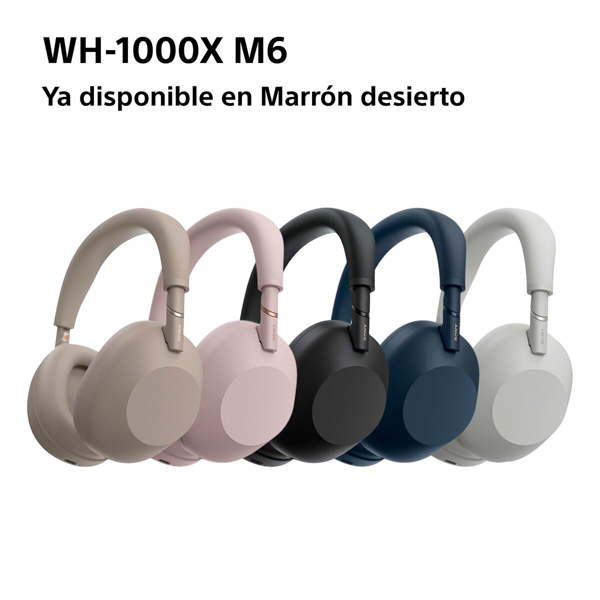 Sony WH-1000XM6 Bluetooth Auriculares de diadema, Cancelación de ruido, 30 horas de batería, plegable, para iOS, Android y PC - Marrón Desierto Marrón Desierto-16
