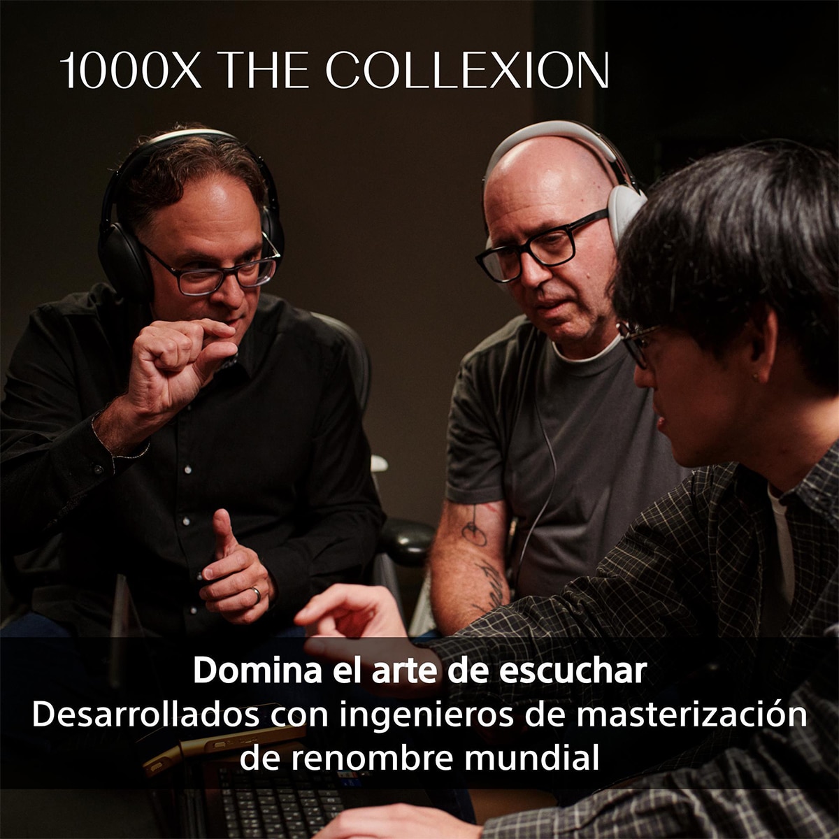 SONY 1000X THE COLLEXION Auriculares de lujo inalámbricos Noise Cancelling, Hi-Res calidad estudio, 360 Spatial Audio, estuche resistente - Negro Negro-4