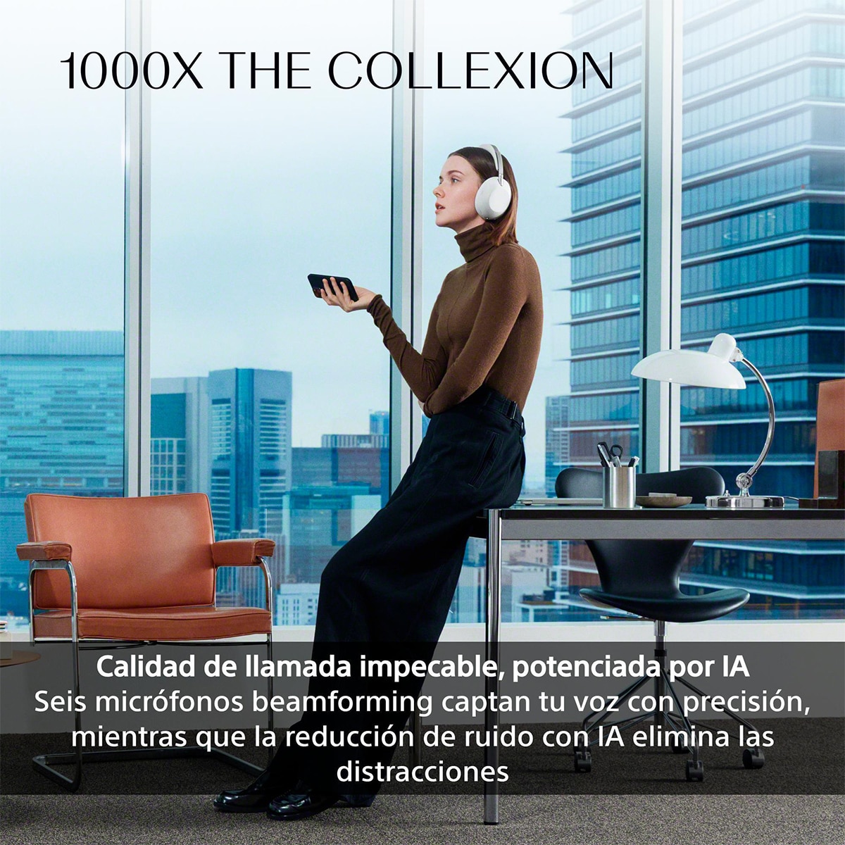SONY 1000X THE COLLEXION Auriculares de lujo inalámbricos Noise Cancelling, Hi-Res calidad estudio, 360 Spatial Audio, estuche resistente - Negro Negro-8