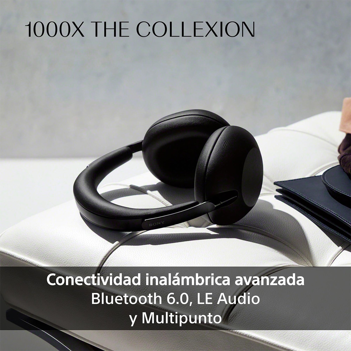 SONY 1000X THE COLLEXION Auriculares de lujo inalámbricos Noise Cancelling, Hi-Res calidad estudio, 360 Spatial Audio, estuche resistente - Negro Negro-10