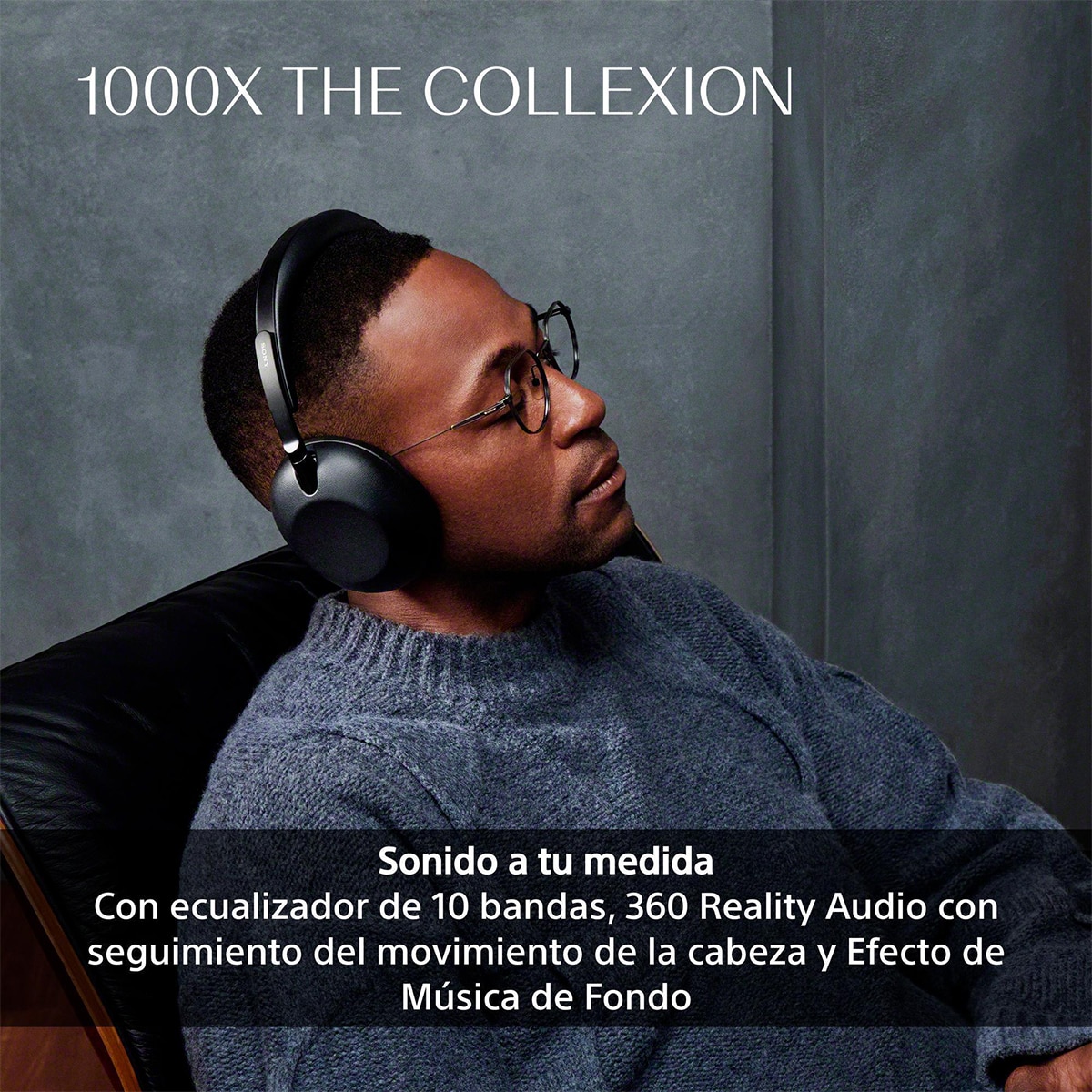 SONY 1000X THE COLLEXION Auriculares de lujo inalámbricos Noise Cancelling, Hi-Res calidad estudio, 360 Spatial Audio, estuche resistente - Blanco / Plata Blanco / Plata-9