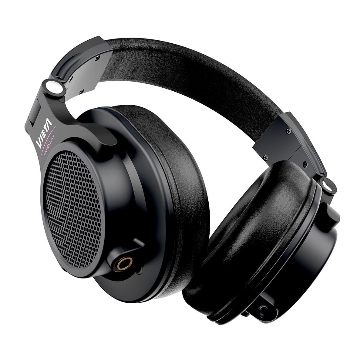 Auriculares de diadema DJ Vieta Pro Halo, con cable y aislamiento de sonido profesional - Negro Negro-5