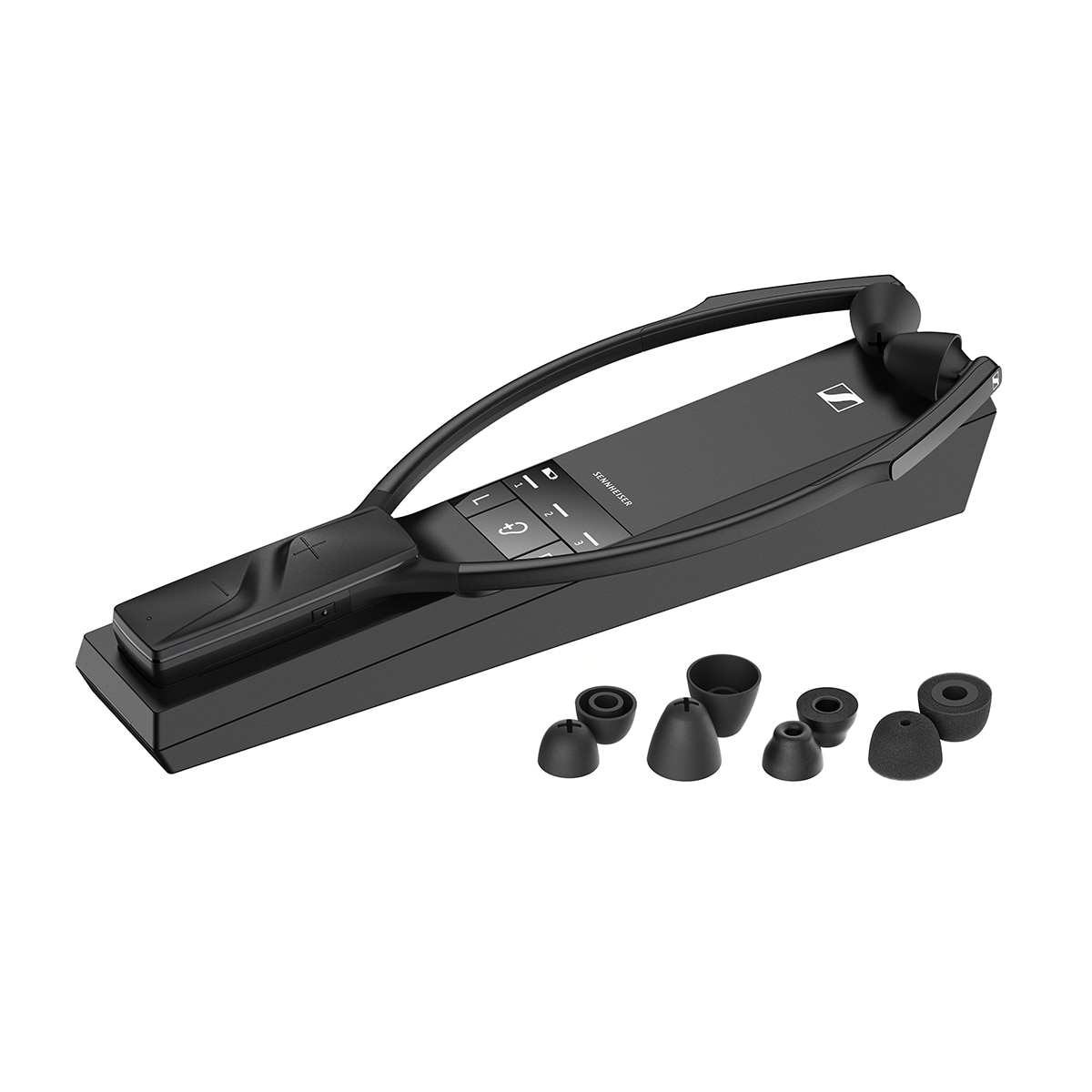 Auriculares estetoscópicos inalámbricos Sennheiser RS 5200 para TV - Negro Negro-5