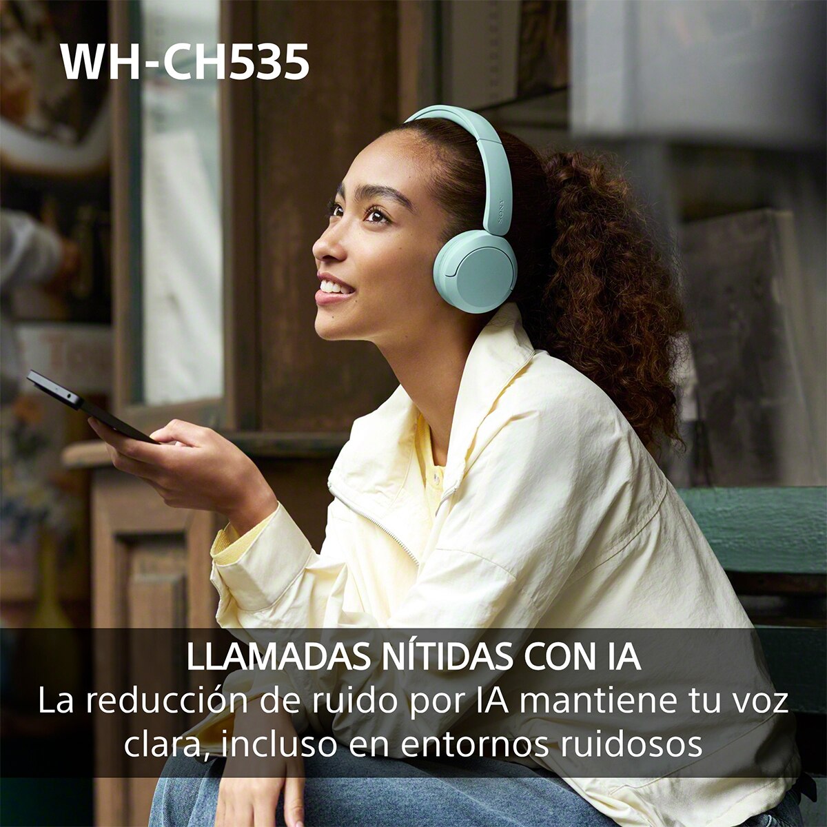 Sony WH-CH535 Auriculares de diadema inalámbricos, hasta 55h batería, Bluetooth - Coral Coral-7