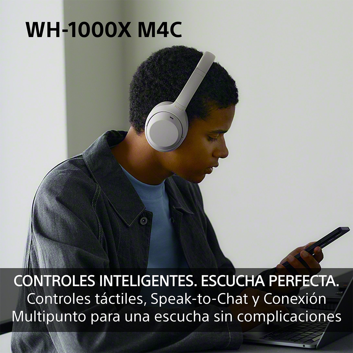 Sony WH-1000XM4C. Auriculares de diadema inalámbricos, Cancelación de ruido, hasta 34h batería, Bluetooth - Lavanda Lavanda-8