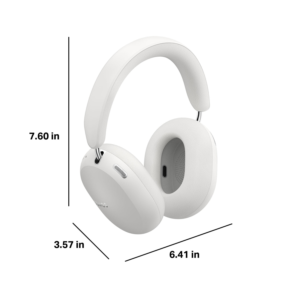 Auriculares de diadema inalámbricos Sonos Ace Ultra, Cancelación de ruido, hasta 50h batería, Wi-Fi Pitchfork - Blanco Blanco-2