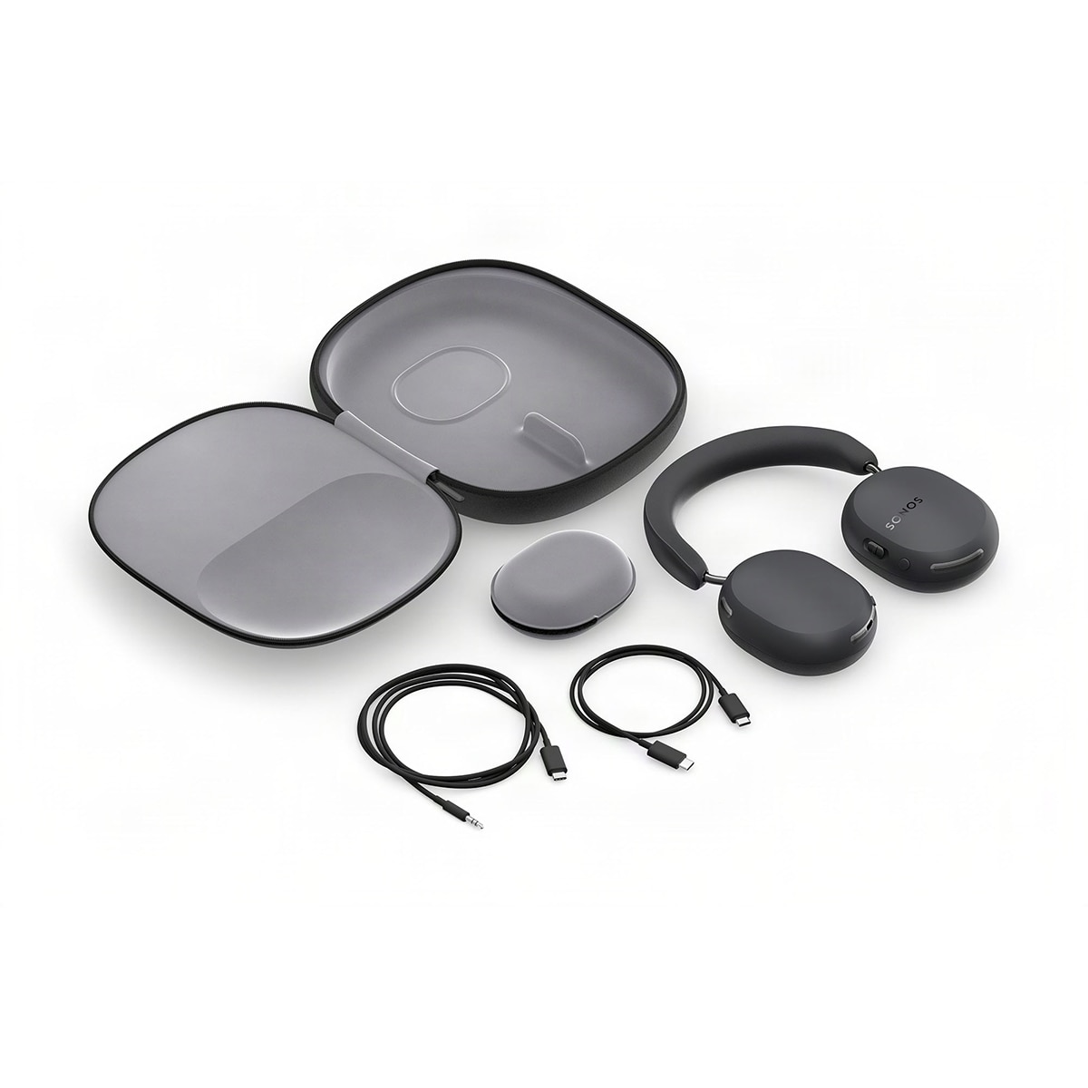 Auriculares de diadema inalámbricos Sonos Ace Ultra, Cancelación de ruido, hasta 50h batería, Wi-Fi Pitchfork Negro-5