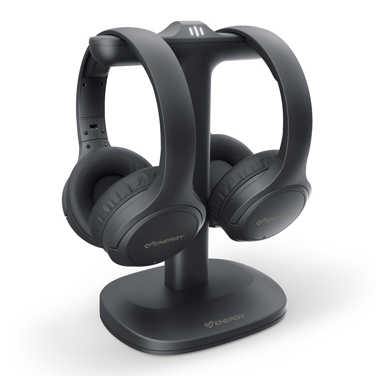 Imagen 1 de Auriculares Diadema Energy Sistem SoundTwin TV Combo, 2 Auriculares Inalámbricos, Bluetooth/RF Negro