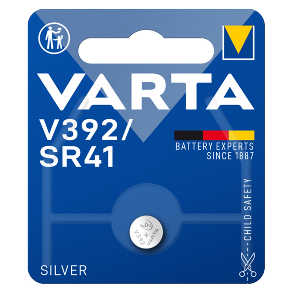 Imagen 0 de Pila óxido de plata Varta V392 1,55V