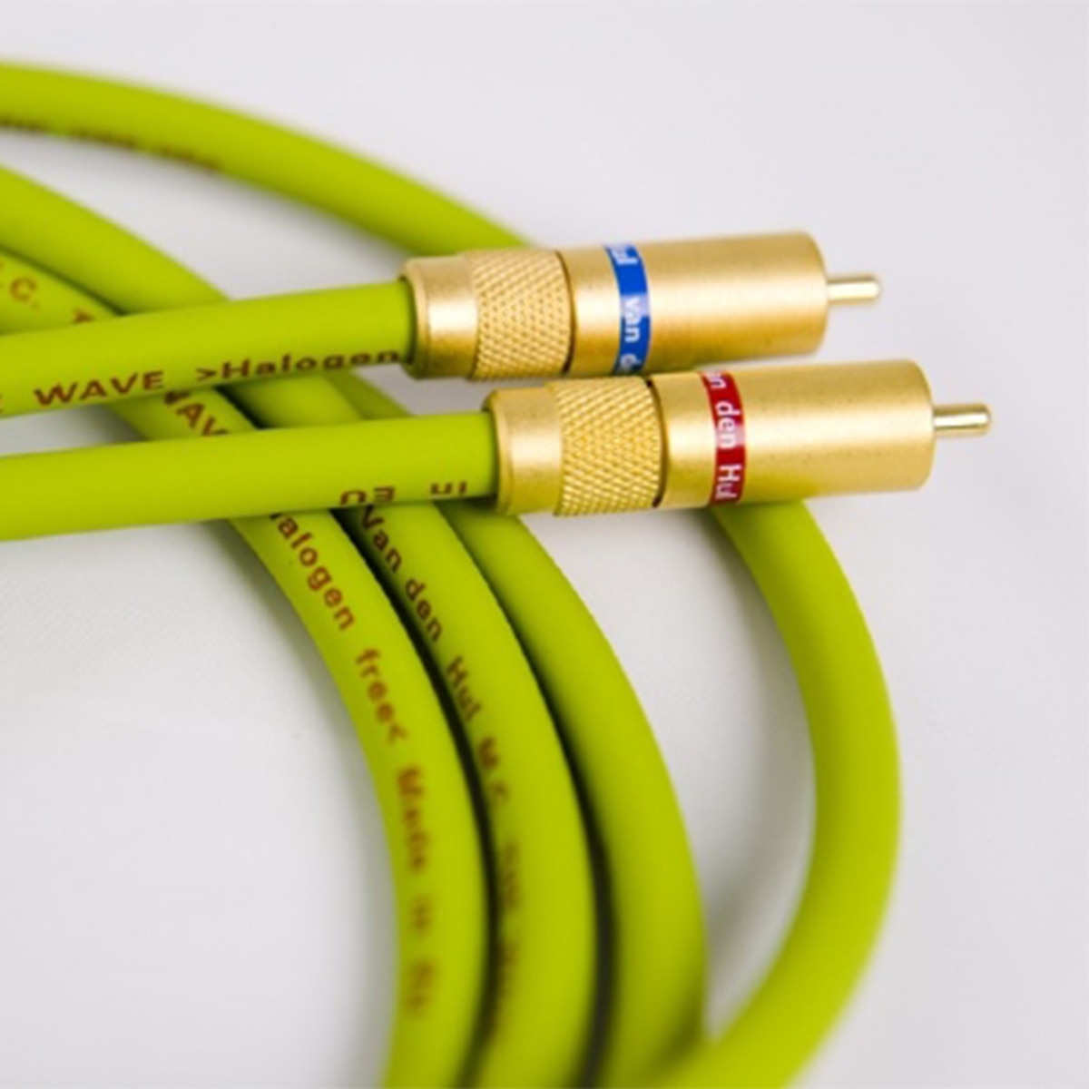 Cable de interconexión Van den Hul The Wave de 1 metro Verde neón-2