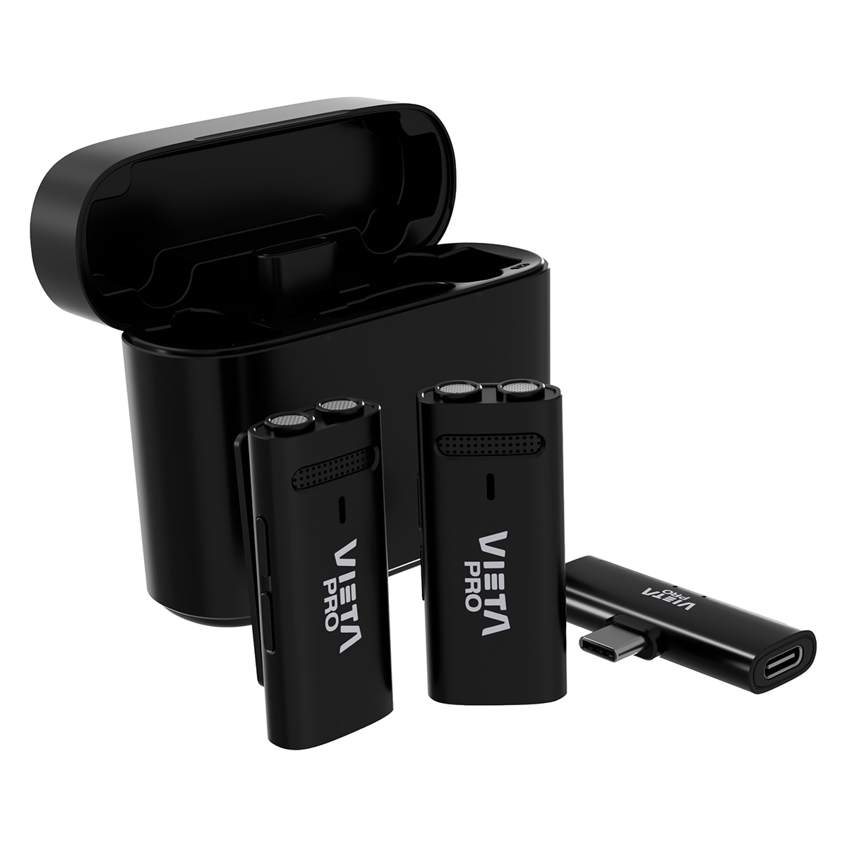 Micrófono inalámbrico Vieta Pro Influencer Negro-3