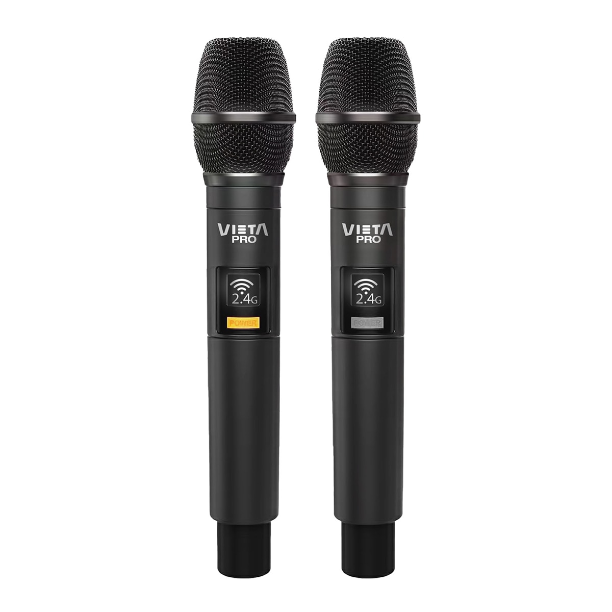 Micrófono - Vieta Party Mic Duo 2, 20 20000 Hz, 12h Autonomía, USB-C, Jack 6.5 mm, Negro
