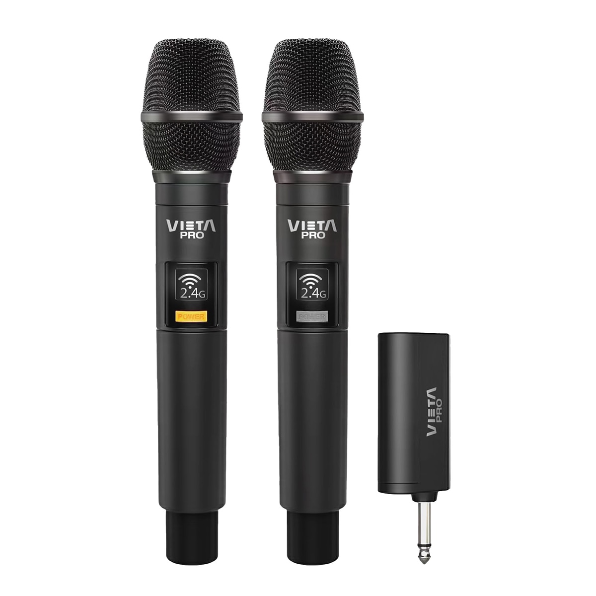 Pack de dos Micrófonos inalámbricos Vieta Pro Party Mic Duo 2 Bluetooth - Negro Negro-2